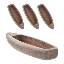  4 Pcs Bateau De Sculpture Sur