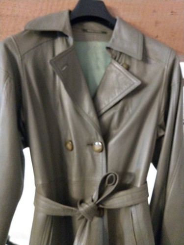 Trench coat cuir - trench,