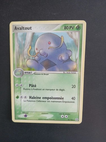 Carte pokémon avaltout - pokémon,