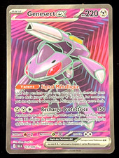 Carte Pokemon GENESECT 161/086 EX Full Art FA EV10.5 Foudre Noire BLK FR NEUF