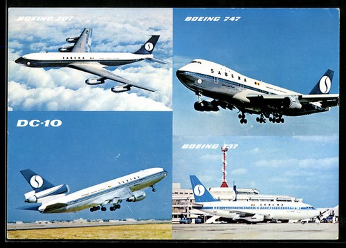 Carte postale avions boeing - carte,