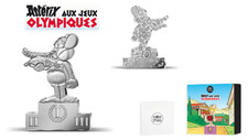Coffret 10€ Euros Argent 999/1000 Asterix aux Jeux Olympiques PODIUM 2024
