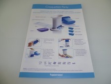 TUPPERWARE NEUVE FICHE  DOUBLE