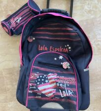 LOLA ESPELETA: SAC À DOS ROULETTES, TROUSSE ASSORTIE FILLE GIRLY POUR LA RENTRÉE