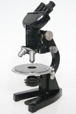 Leitz Leica Jumelles Composé Microscope