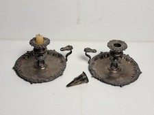 Chambre En Argent Plaqué Antique James Dixon & Sons Sheffield 2 Des Années 1850