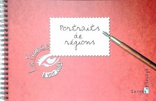 Livre des Timbres "portraits de régions" Année 2004 B avec les timbres.