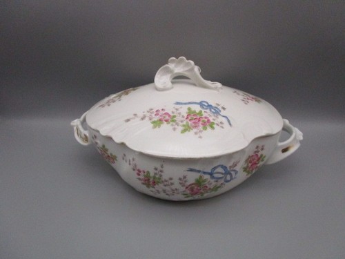 Légumier ancien porcelaine - en,