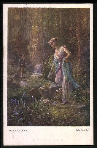 Carte postale artiste hans - postale,