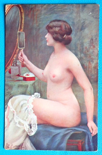 Cpa 1900 tableau femme - cpa,