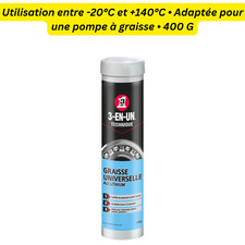 Graisse Universelle Lithium Cartouche Forte Adhérence Résiste Eau Chaleur