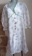 Déshabillé vintage en coton