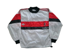 adidas Vintage AC Milan 1990-92 L Sweatshirt Windbreaker Mediolanum Training 