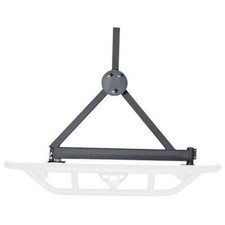 RRC Bumper Spare Tire Carrier, Rear, Black; 87-06 Jeep Wrangler YJ/TJ