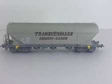 HJ6314-1 SNCF wagon tremie Transcéréales Esmery-caron EPV Echelle HO 1/87