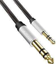 6.35mm 1/4" to 3.5mm 1/8" Male
