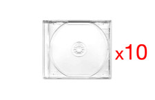 10 Boîtiers Vide Pour CD/DVD