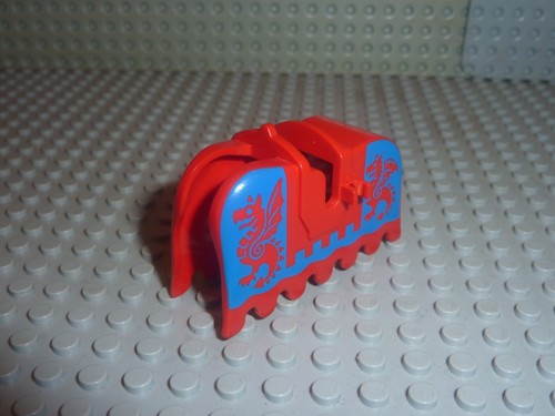 Lego horse barding ruffled - barding,