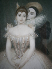 Lithographies 1896 Ballerine Danse classique Boussod Valadon Carrier Belleuse