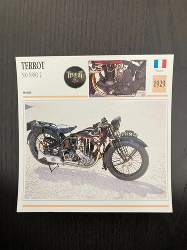 Carte fiche moto collection - fiche,