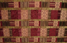 Marocain patchwork prune - marocain,
