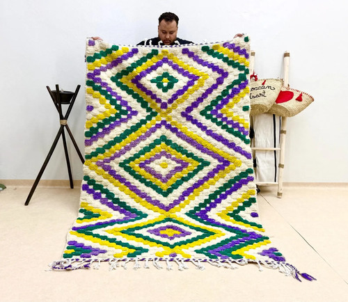 Tapis laine berbère - tapis, en