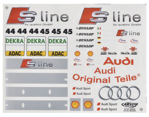 Feuille décorative audi - décorative, 1:10