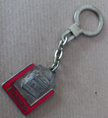 Porte clefs metal emaille - porte,