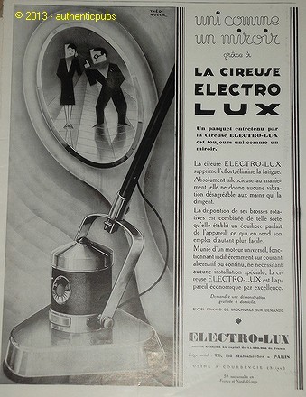 Publicite ancienne 1929 - ancienne, de
