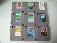 Lot de 9 jeux Nintendo Nes