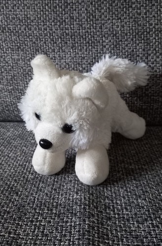 Peluche renard blanc - blanc, /