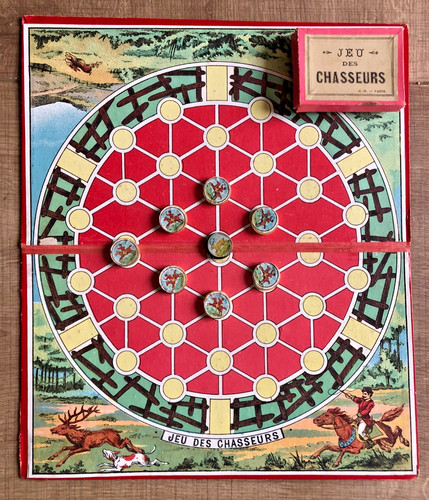 Ancien jeu - "jeu, chasseurs"