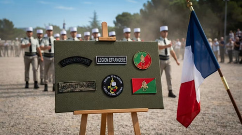 Lot patchs legion etrangere - patchs,