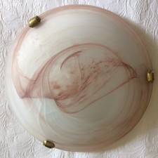 MASSIVE Luminaires Applique Murale Plafond Style Opaline Diam 30 cm  Italy