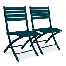 Lot de 2 Chaises de Jardin