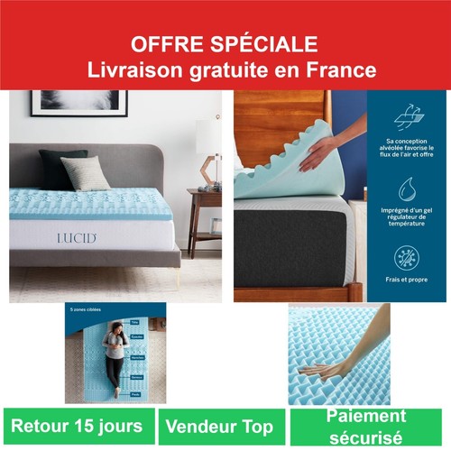 Lucid surmatelas 140x190 - lucid, cm