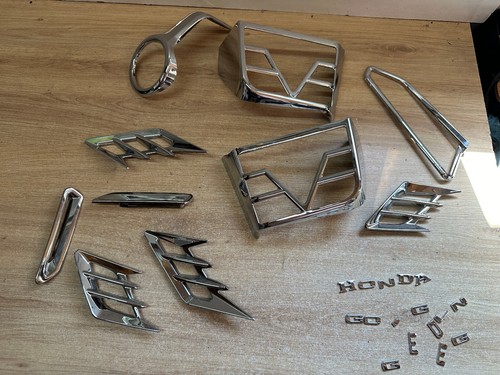 Lot cache grille - de, chrome