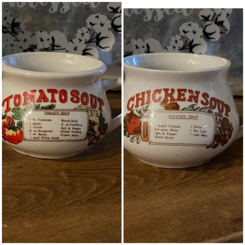 Vintage collectible soup cup - vintage,