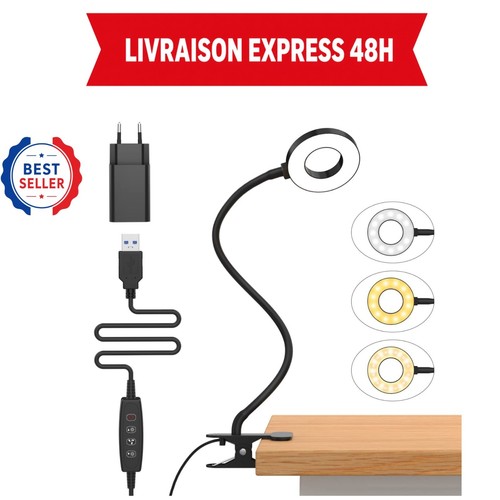 Izell lampe bureau pince - izell,