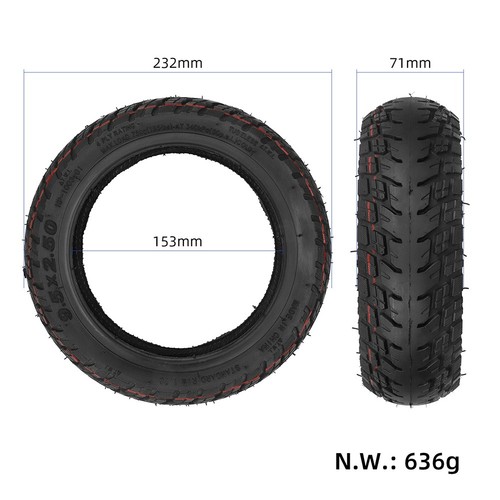 Pneu tubeless trottinette