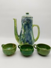 THEIERE VINTAGE ET 3 TASSES