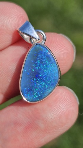 Opal pendant pendentif - opal,