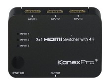 KANEX PRO ULTRA HD 4K 3X1 HDMI