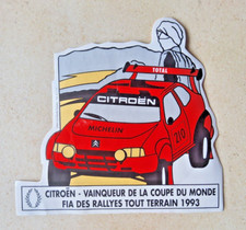 autocollant ancien sticker CITROEN ZX rallye aufkleber vintage voiture 1993