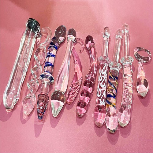 Verre cristal plug anal - cristal,