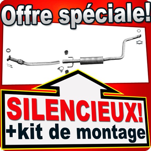Silencieux intermédiaire pour - intermédiaire,