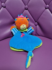 Doudou Marionnette Ours Bleu Katherine Roumanoff Vertbaudet