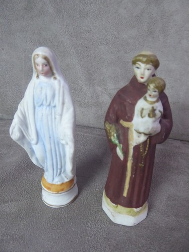 Deux figurines anciennes en - figurines,