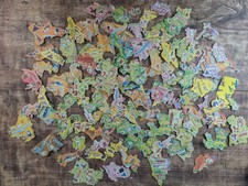 Lot pièces puzzle ancien
