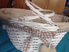 Panier doublé osier blanc 2